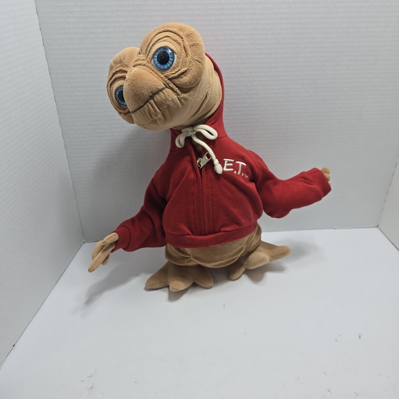 Universal Studio Other - E.T. Plush Toy with Red Hoodie Vintage